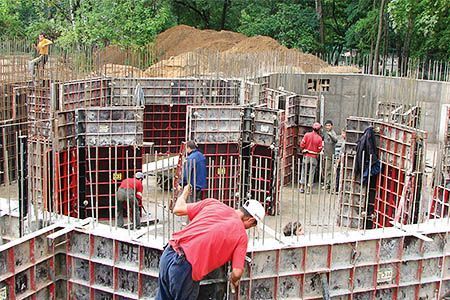 Опалубка сложных узлов мелкощитовая стальная МСК